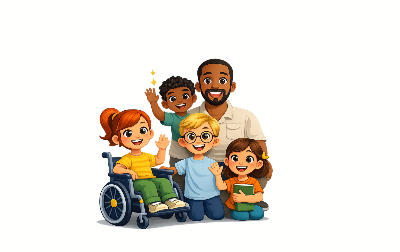 Diverse community illustration